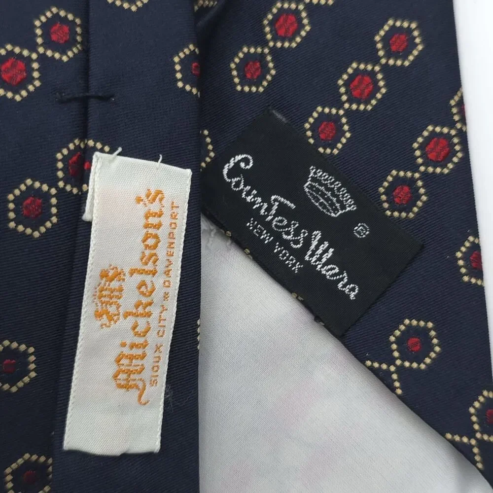 Vintage COUNTESS MARA NEW YORK Crown Neckties LOT OF 4 Capper & Capper St. Croix